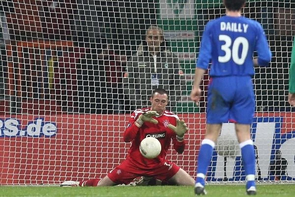 Allan McGregor and Rangers Defiant Stand: 1-0 Win Against Werder Bremen in UEFA Cup Round of 16 (Second Leg)