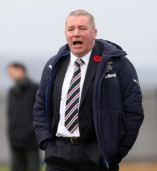 Ally McCoist Leads Rangers in Scottish Cup Battle against Dumbarton, 2014