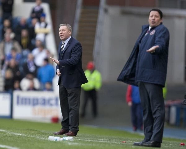 Ally McCoist Rallies Rangers: Fighting Back from Behind against Hearts (1-2) at Ibrox Stadium