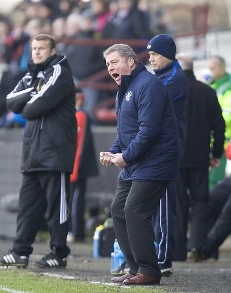 Ally McCoist and Rangers 4-1 Victory Over Dunfermline in the Scottish Premier League: East End Park