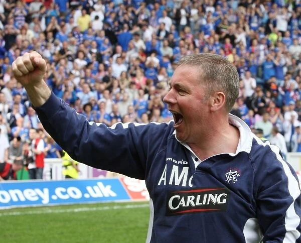 Ally McCoist and Rangers Secure a 3-1 Victory over Dundee United (Clydesdale Bank Premier League)