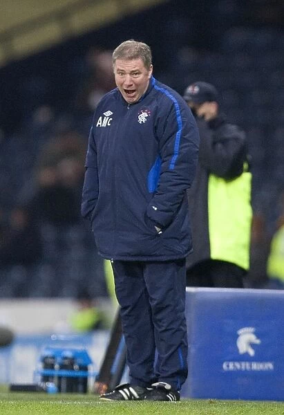 Ally McCoist Spurs On Rangers in Scottish Cup Semi-Final at Hampden Park (2-1 Lead)