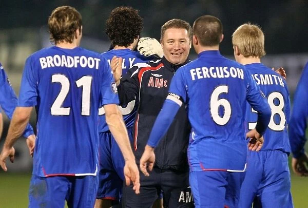 Ally McCoist's Euphoric Moment: Rangers vs. Panathinaikos in UEFA Cup Round of 32 (1-1)
