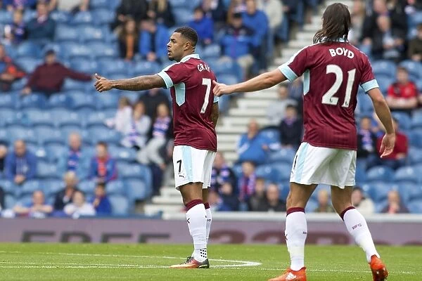 Andre Gray's Thrilling Penalty Goal for Burnley at Ibrox Stadium (Rangers Friendly)