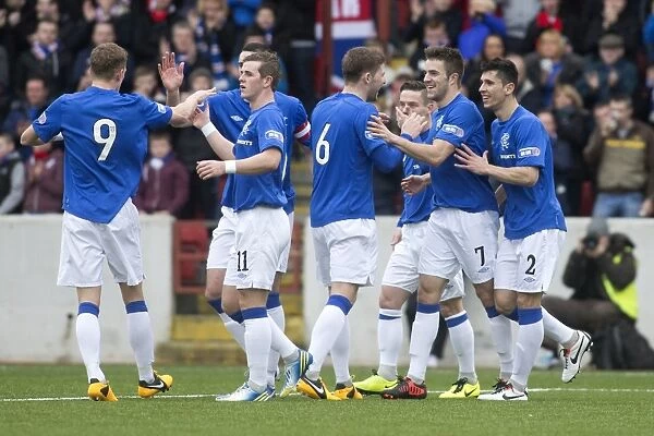 Andy Little's First Goal: Rangers Dominance Over Clyde in Scottish Third Division (4-1)