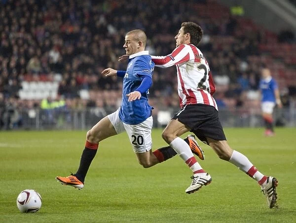 Battle of the Europa League: Weiss vs Manolev - A 0-0 Stalemate at Philips Stadion (PSV Eindhoven vs Rangers)