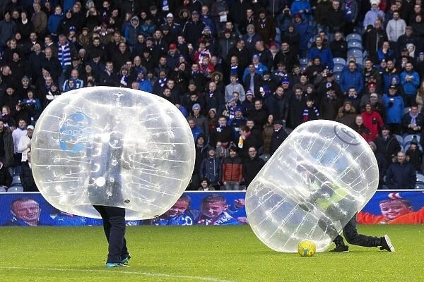 Bubble Football at Halftime: Rangers vs Dundee, Ladbrokes Premiership, Ibrox Stadium