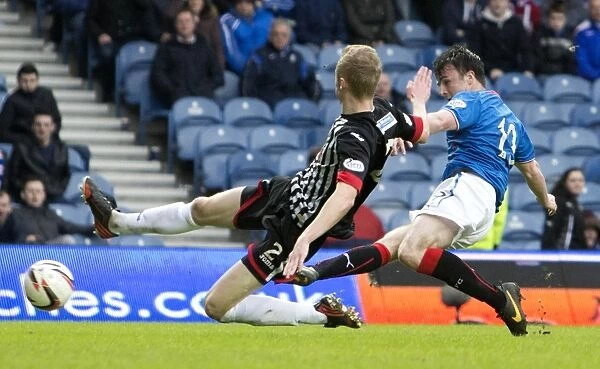 Calum Gallagher Scores Debut Goal: Rangers FC vs Dunfermline Athletic, Scottish League One, Ibrox Stadium