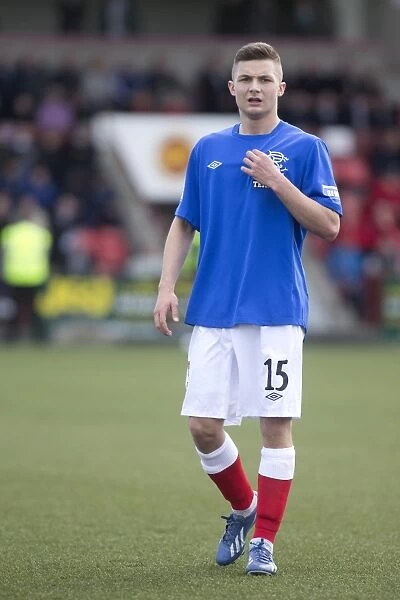Daniel Stoney Scores the Fourth Goal for Rangers in Their 4-2 Victory over East Stirlingshire in the Scottish Third Division