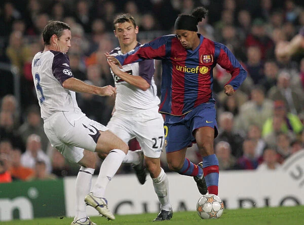 David Weir and Lee McCulloch vs. Ronaldinho: A Clash of Champions (FC Barcelona 2-0 Rangers)