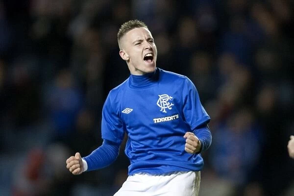 Dramatic 2-2 Tie at Ibrox: Barrie McKay's Thrilling Goal Celebration (Rangers vs Queen of the South, Ramsden's Cup Quarterfinal)