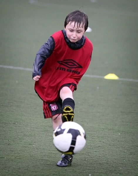 Easter Soccer School at Ibrox: Young Rangers Playing Football