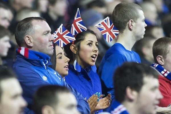 Ecstatic Rangers Fans Celebrate at Ibrox: Rangers 2-0 Stirling Albion in Scottish Third Division