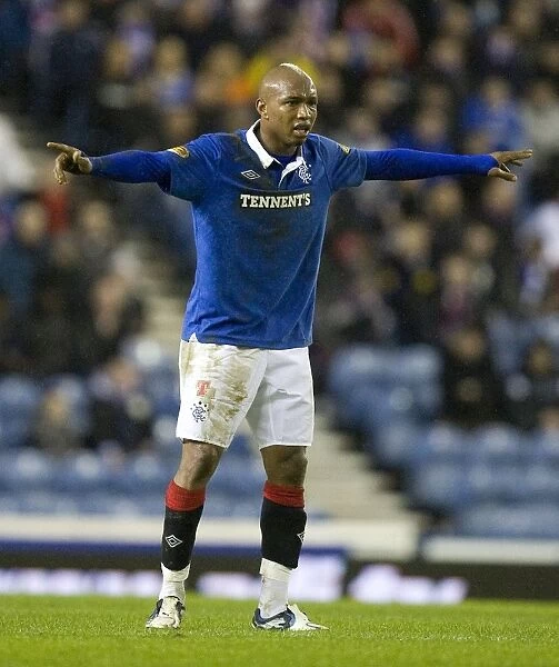 El Hadji Diouf Scores the Dramatic Winner for Rangers vs Hearts at Ibrox Stadium - Clydesdale Bank Scottish Premier League