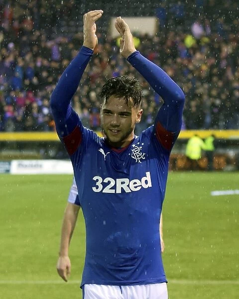 Fifth Round Replay Showdown: Harry Forrester's Determined Performance at Rugby Park - Rangers vs Kilmarnock, Scottish Cup