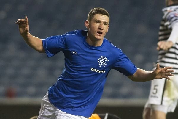 Fraser Aird's Strike: Rangers Reserves Lead 2-0 Against Queens Park Reserves at Ibrox Stadium