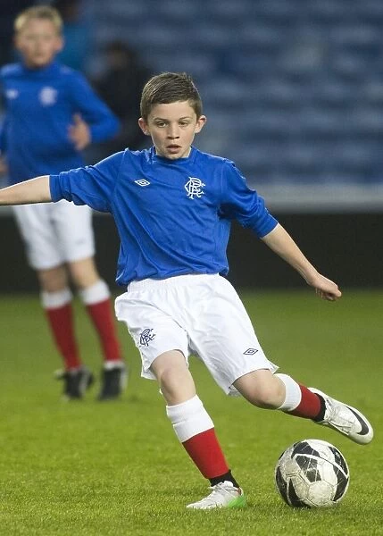 Half Time at Ibrox: Young Rangers Soccer Stars Shine Bright (2-0 vs Linfield)
