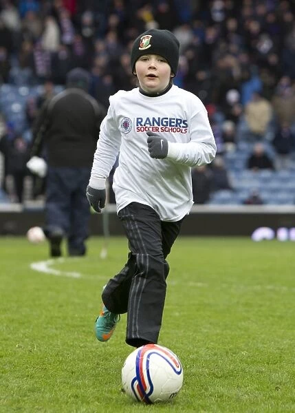 Half-Time Takeover: A Sea of Excitement and Joy as Rangers Kids Invade the Ibrox Pitch