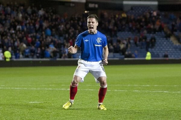 Ian Black's Dramatic Penalty: Rangers vs Queen of the South in Ramsden's Cup Quarterfinal (2-2)