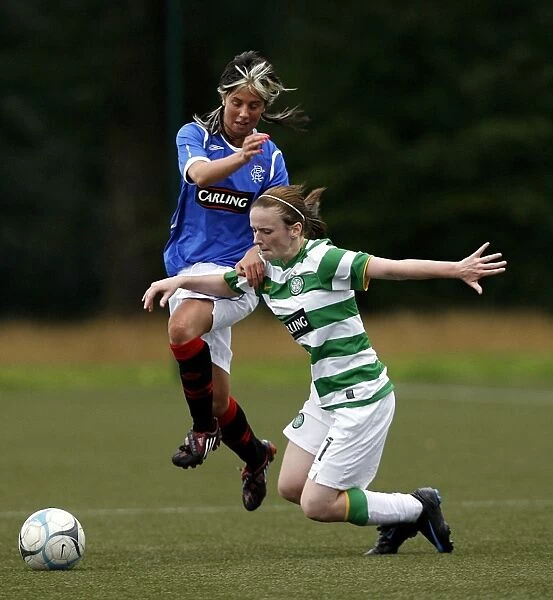 Intense Rivalry on the Pitch: Holmes vs. McCalum at Celtic vs Rangers Ladies (24-08-08)
