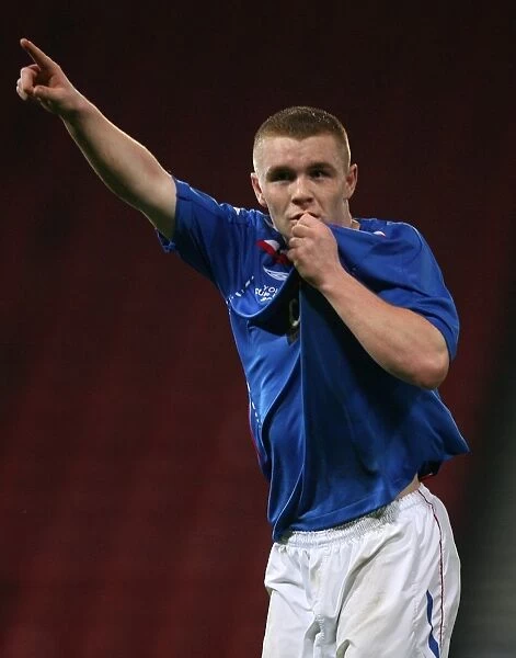 John Fleck's Euphoric Moment: Rangers Youth Cup Final Triumph at Hampden Park (2008 vs Celtic)