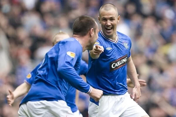 Kenny Miller's Dramatic Last-Minute Winner: Rangers 2-1 Celtic at Ibrox Stadium (Clydesdale Bank Premier League)