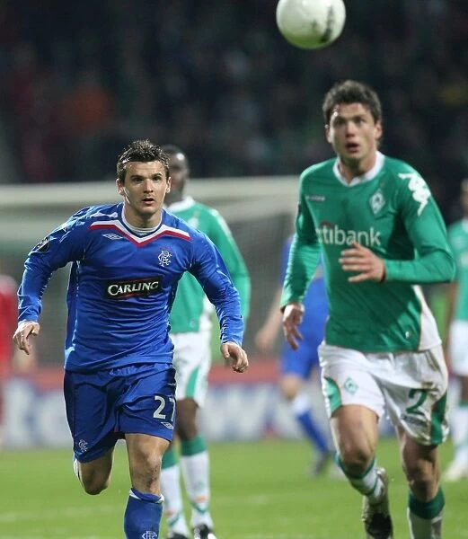 Lee McCulloch vs. Sebastian Boenisch: A Battle in the UEFA Cup: Rangers vs. Werder Bremen (1-0 in Favor of Werder Bremen)