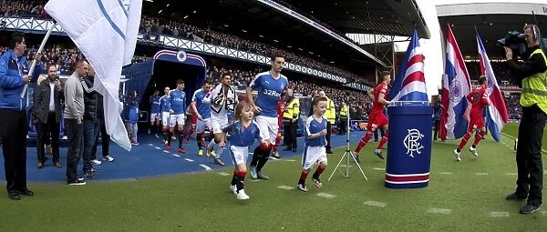 Lee Wallace: Leading the Charge at Ibrox Stadium - Scottish Championship 2003 (Scottish Cup Winners)