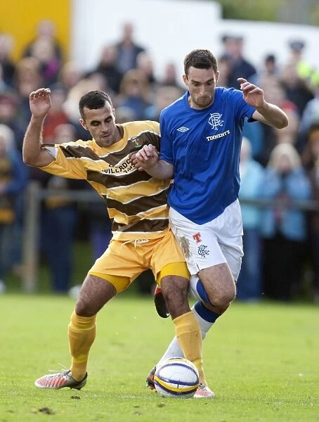 Lee Wallace Scores the Game-Winning Goal for Rangers against Forres Mechanics in the Scottish Cup Second Round at Mosset Park
