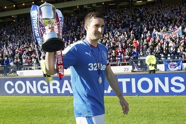Lee Wallace's Glory: Rangers Captain Lifts the Petrofac Training Cup at Hampden Park (2003)