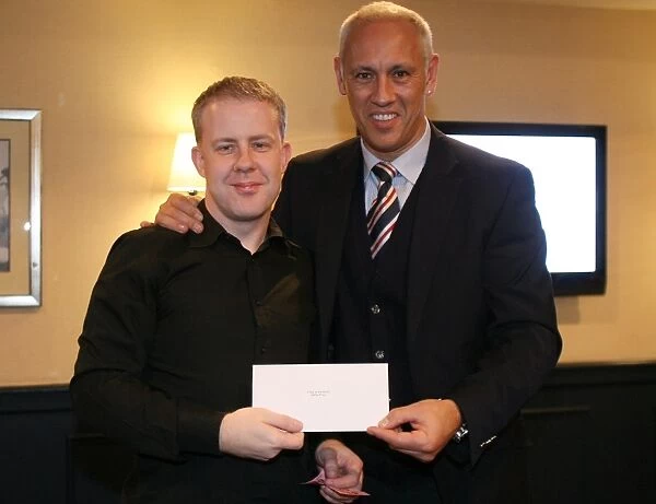 Mark Hateley Honors a Rangers Fan with Charity Race Night Prize (2008)