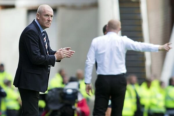 Mark Warburton Leads Rangers FC at Ibrox Stadium during Scottish Cup Victory Match vs Burnley (2003)