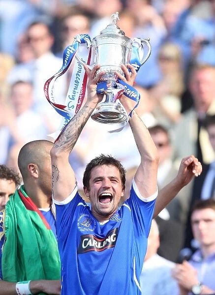 Nacho Novo Lifts the Scottish Cup: Rangers Homecoming Victory (2009)
