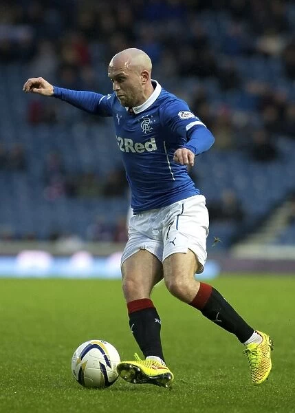 Nicky Law in Action: Rangers Midfielder at Ibrox Stadium during Rangers Scottish Cup Victory (2003)