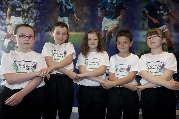 Old Firm Alliance: Children's Study Support Centre Moment at Rangers vs Celtic (0-0) Ibrox