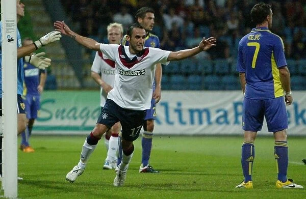 Ortiz's Dramatic Goal: Rangers Take the Lead Against NK Maribor in Europa League Play-Offs