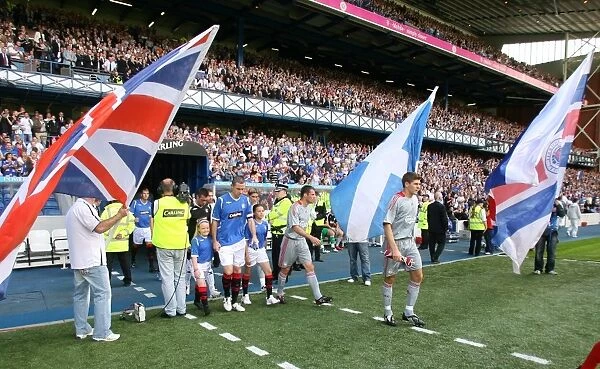 Pride of the Rangers: Mascot's Unyielding Spirit in the Face of a 4-0 Pre-Season Defeat vs Liverpool