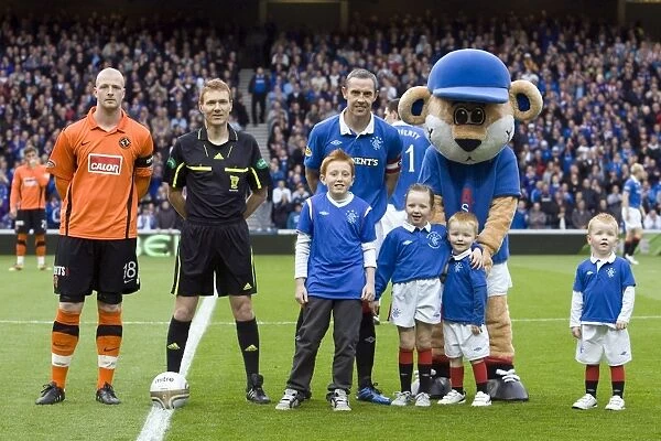 Rangers 2-0 Dundee United: Triumphant Victory at Ibrox Stadium with Rangers Mascots