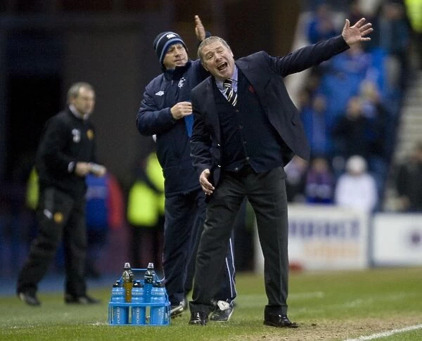 Rangers: Ally McCoist and Team Celebrate 3-0 Victory Over Motherwell at Ibrox Stadium