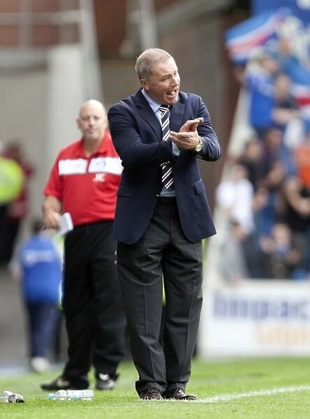 Rangers Ally McCoist and Team Euphoria: Celebrating a 5-1 Thrilling Third Division Victory at Ibrox Stadium