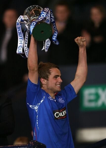 Rangers Andrew Shinnie Lifts Youth Cup Victory over Celtic at Hampden Park (2008)