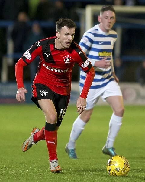 Rangers Andy Halliday in Action: Championship Clash at Greenock Morton's Cappielow