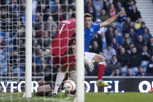 Rangers Andy Little Scores the Opener: A 4-2 Thriller Against Berwick Rangers at Ibrox Stadium