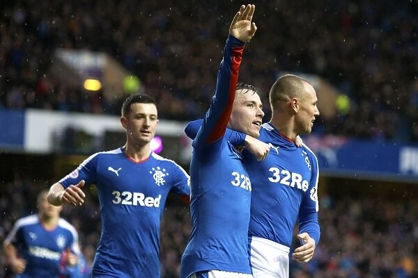 Rangers Barrie McKay Scores the Thrilling Winning Goal in the Scottish Cup: Rangers vs. Cowdenbeath at Ibrox Stadium