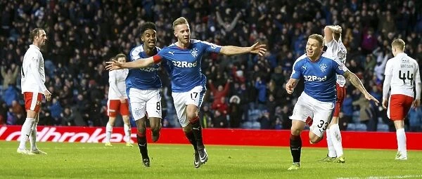Rangers Billy King Scores Thrilling Debut Goal in Scottish Cup Victory over Falkirk (2003) at Ibrox Stadium