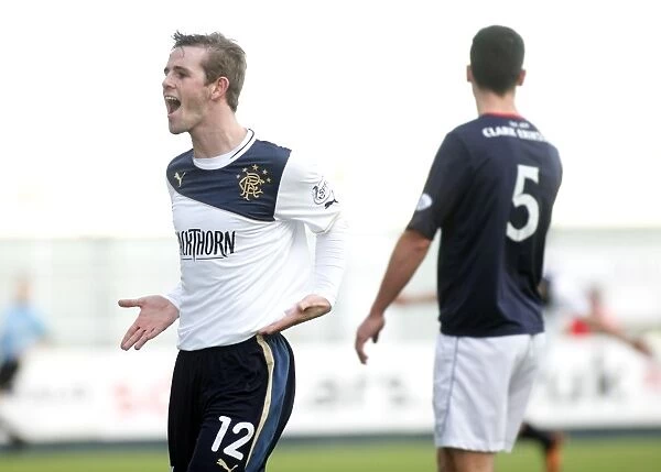 Rangers David Templeton: Celebrating the Game-Winning Goal in the 2003 Scottish Cup Fourth Round against Falkirk