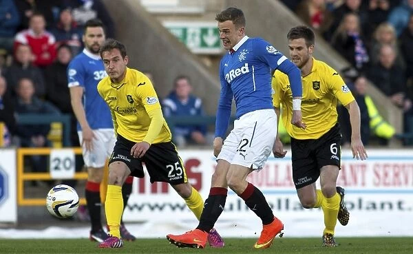 Rangers Dean Shiels in Action at Livingston's Energy Assets Arena: Scottish Championship Clash
