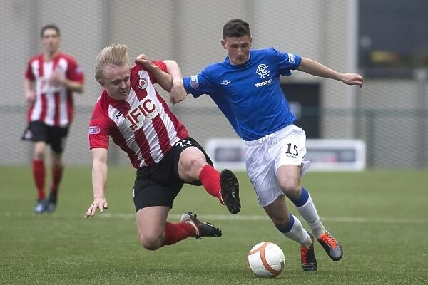 Rangers Dominance: Fraser Aird Scores in a 1-4 Rout of Clyde at Broadwood Stadium