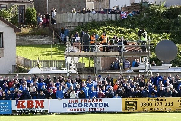 Rangers Fans Euphoria: First Goal Celebration vs Forres Mechanics, William Hill Scottish Cup Second Round