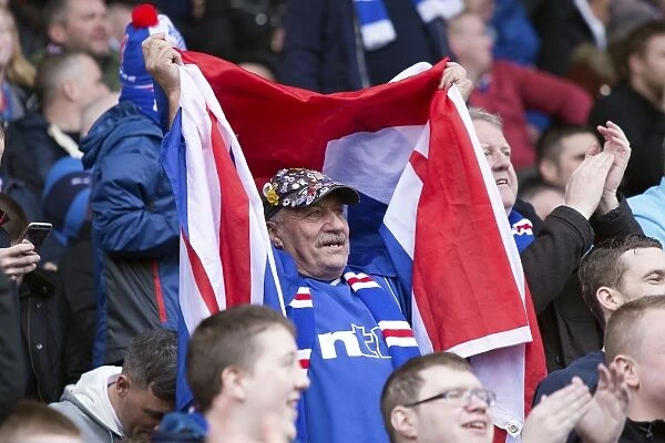Rangers Fans Triumph at Starks Park: Celebrating Scottish Cup Victory over Raith Rovers (2003)